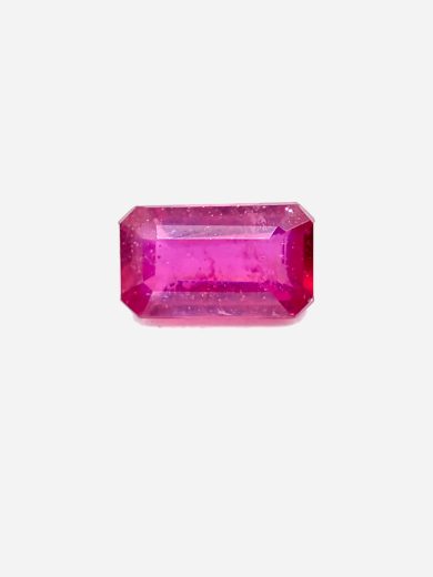 Natural Ruby Red - 6.14 rt Step Cut
